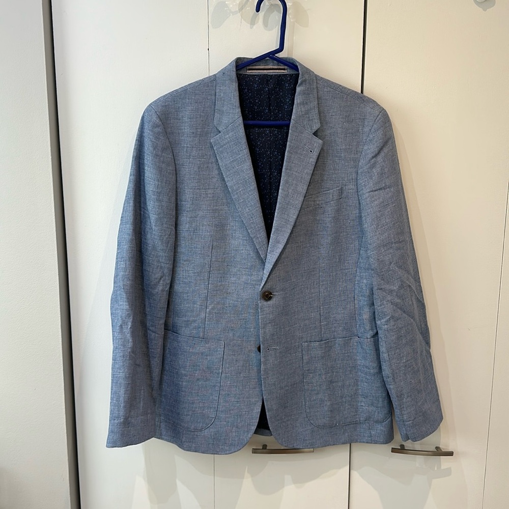 RW men’s slim fit sport/blazer blue jacket